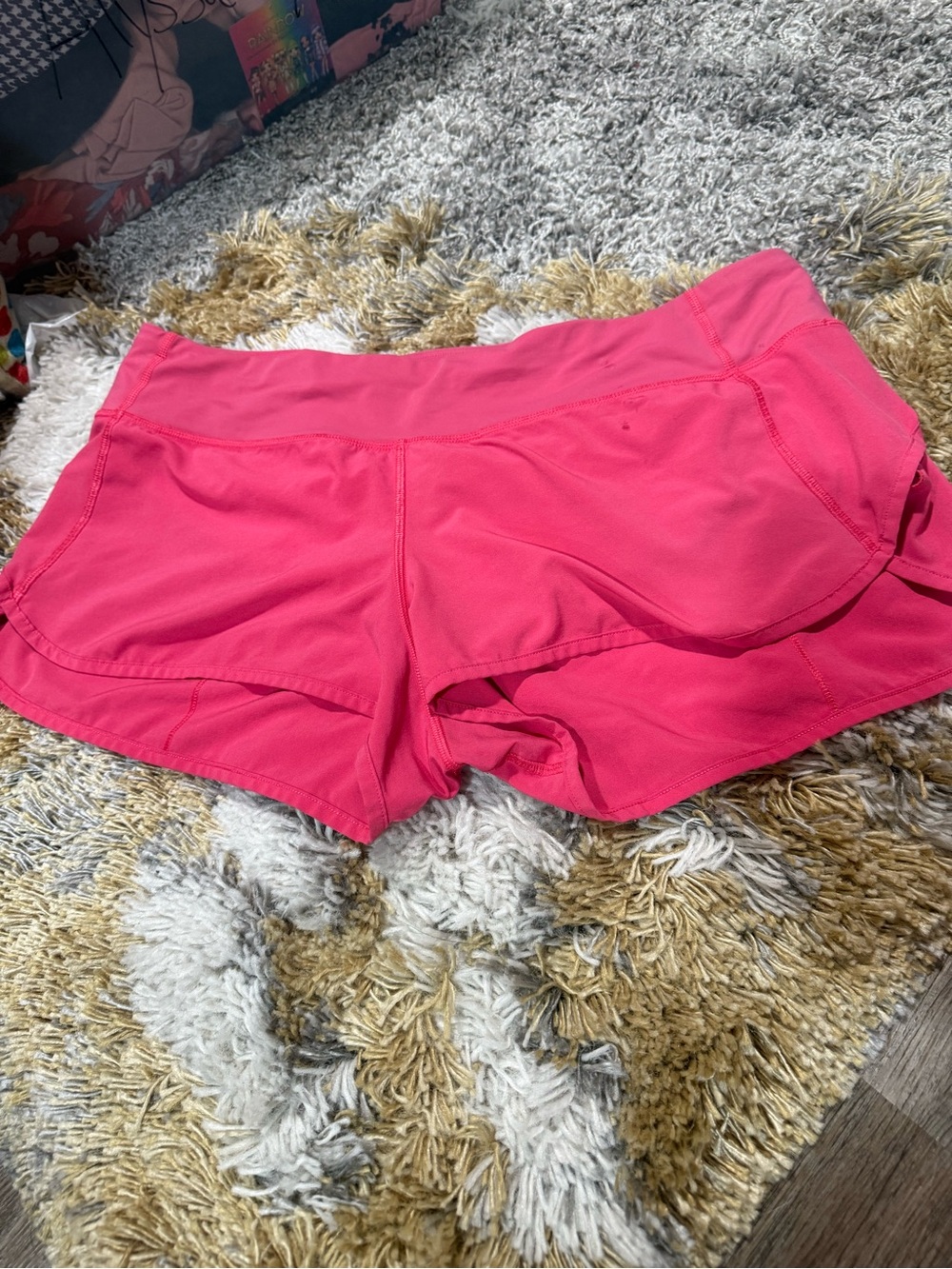 lululemon athletica Hot Pink Athletic Running Shorts size 12
